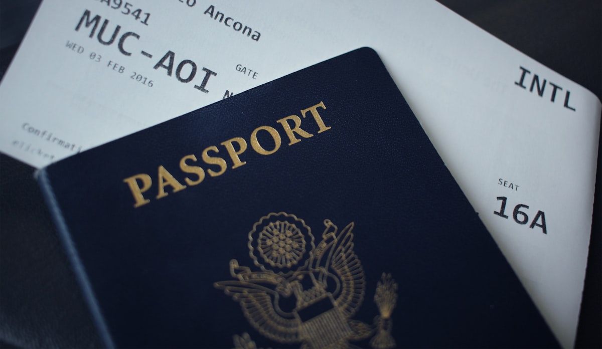 Medical visa and passport documents